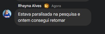 Depoimento 11 de aluna da Oficina